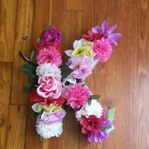Initial Flower Wreath